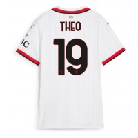 AC Milan Theo Hernandez #19 Auswärtstrikot Frauen 2024-25 Kurzarm